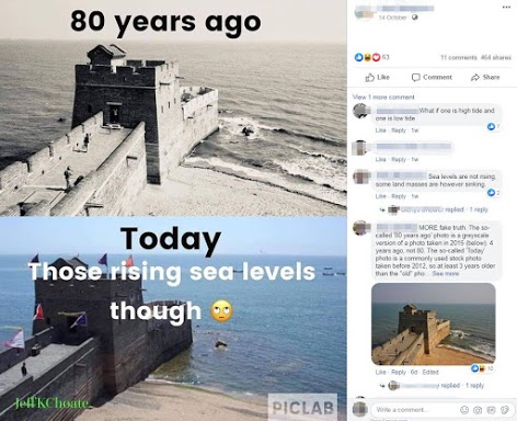 Sea Level Images Not Taken 80 Years Apart Australian Associated Press