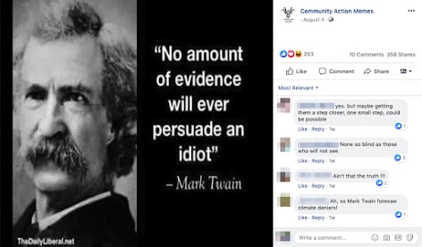 Mark Twain - Suppose you were an idiot, and suppose you
