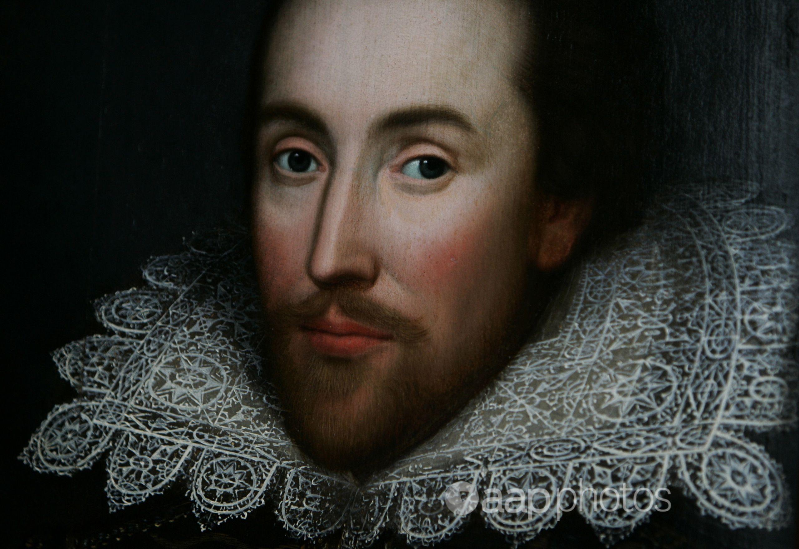 A portrait of William Shakespeare/
