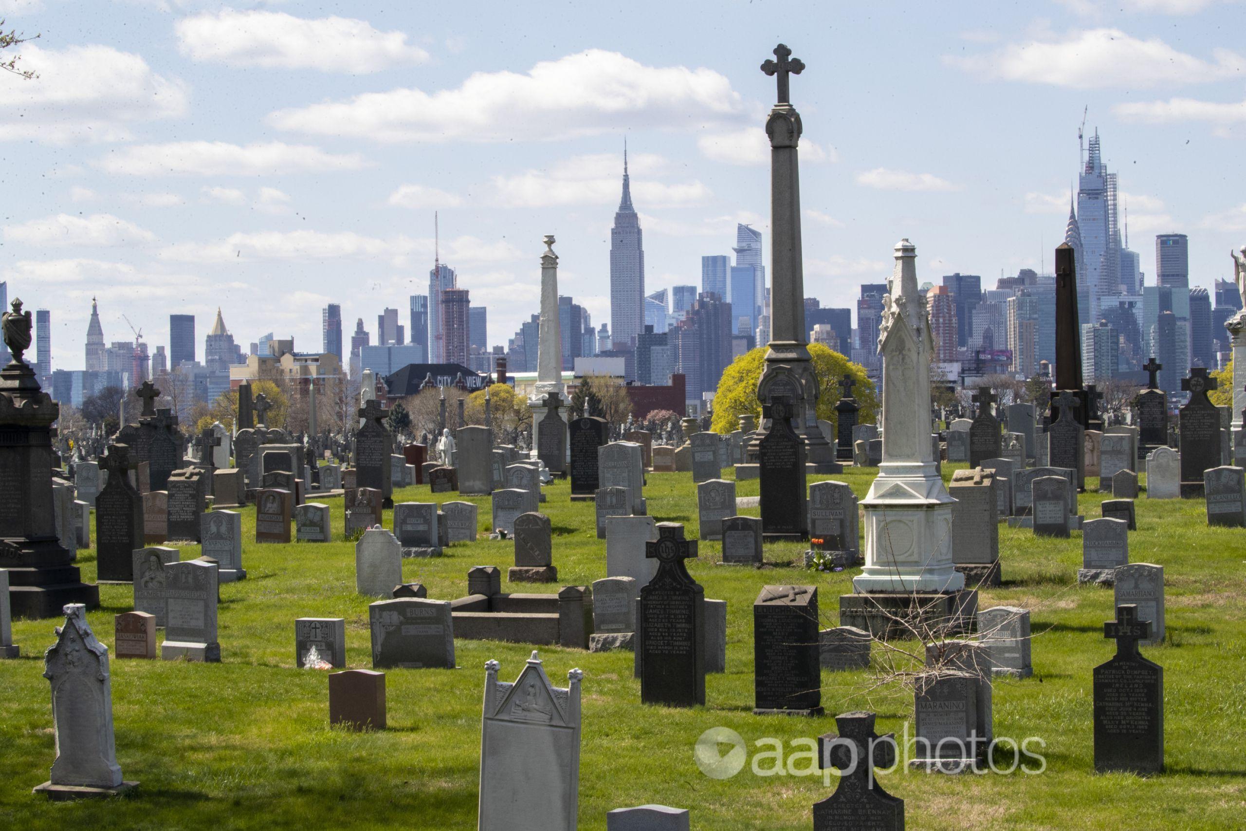 Cemetery in New York