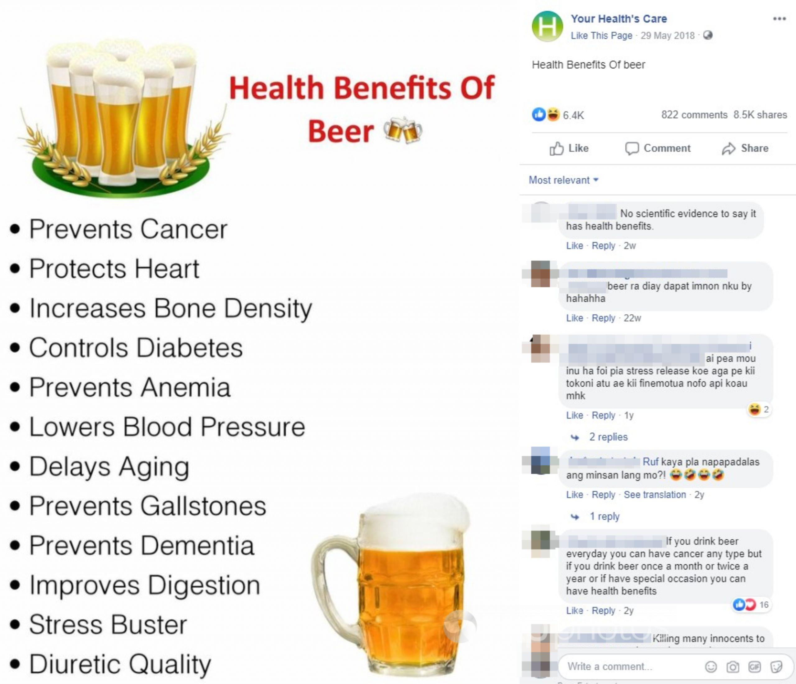 Does alcohol have any health benefits?