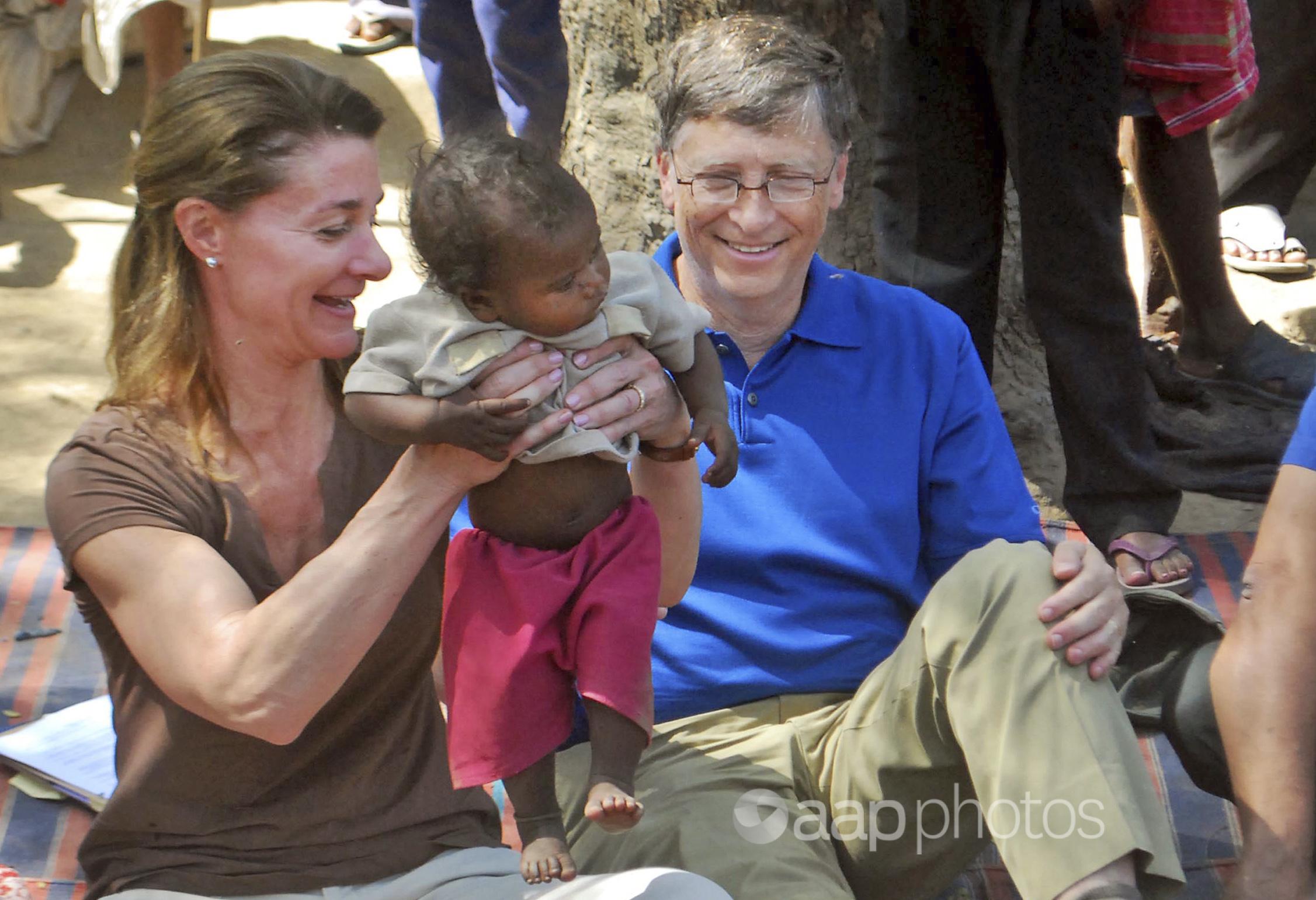 Bill Gates and his wife Melinda