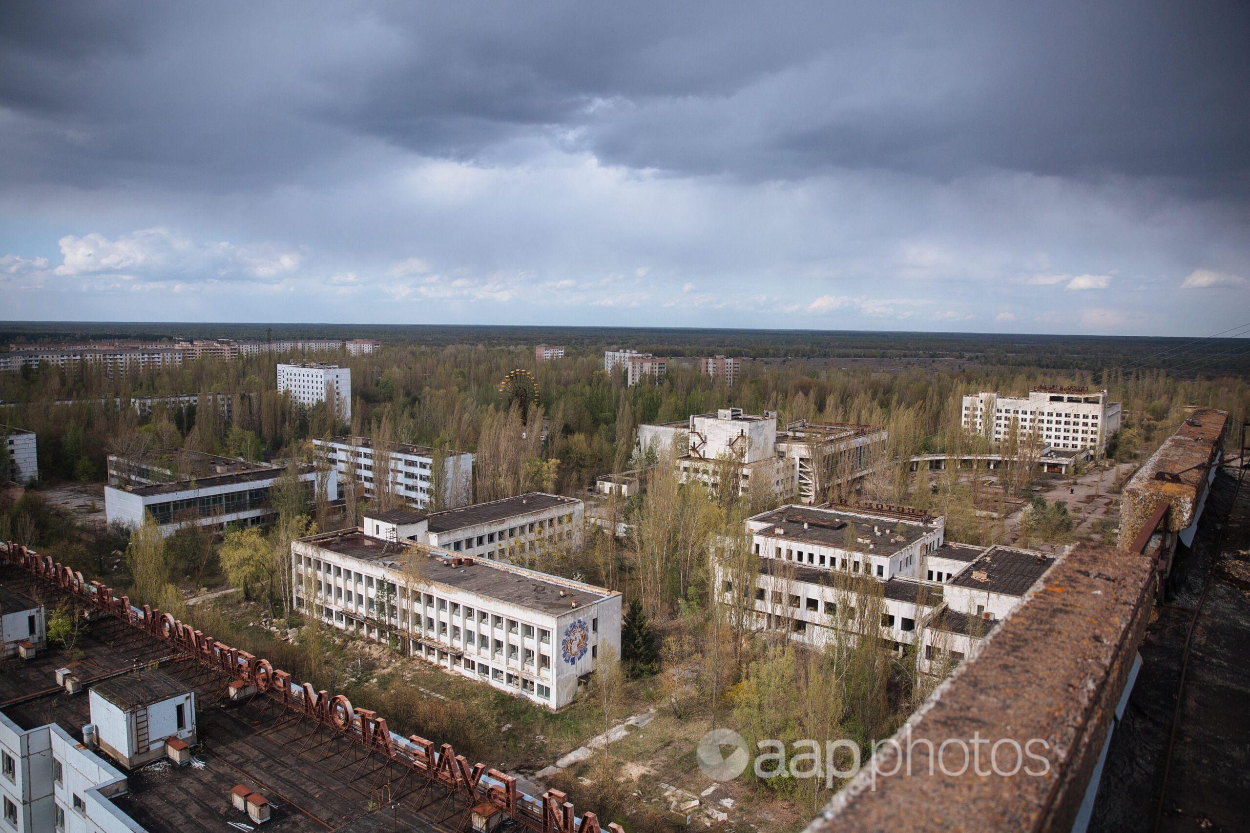 Pripyat, near the Chernobyl nuclear power plant.