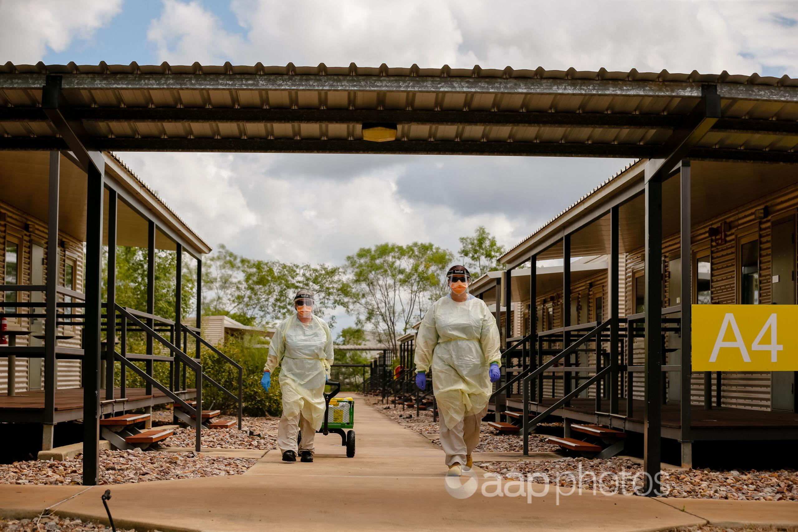 Howard Springs quarantine facility in Darwin.