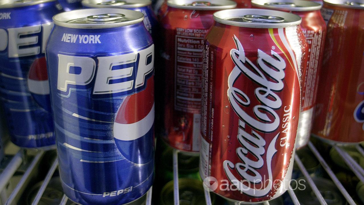Cans of Pepsi and Coke (file image)