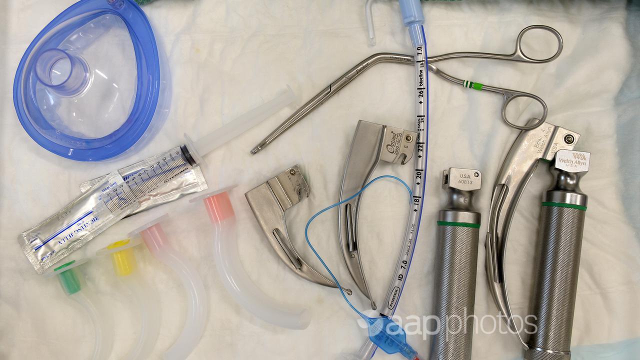 Surgical intubation equipment.