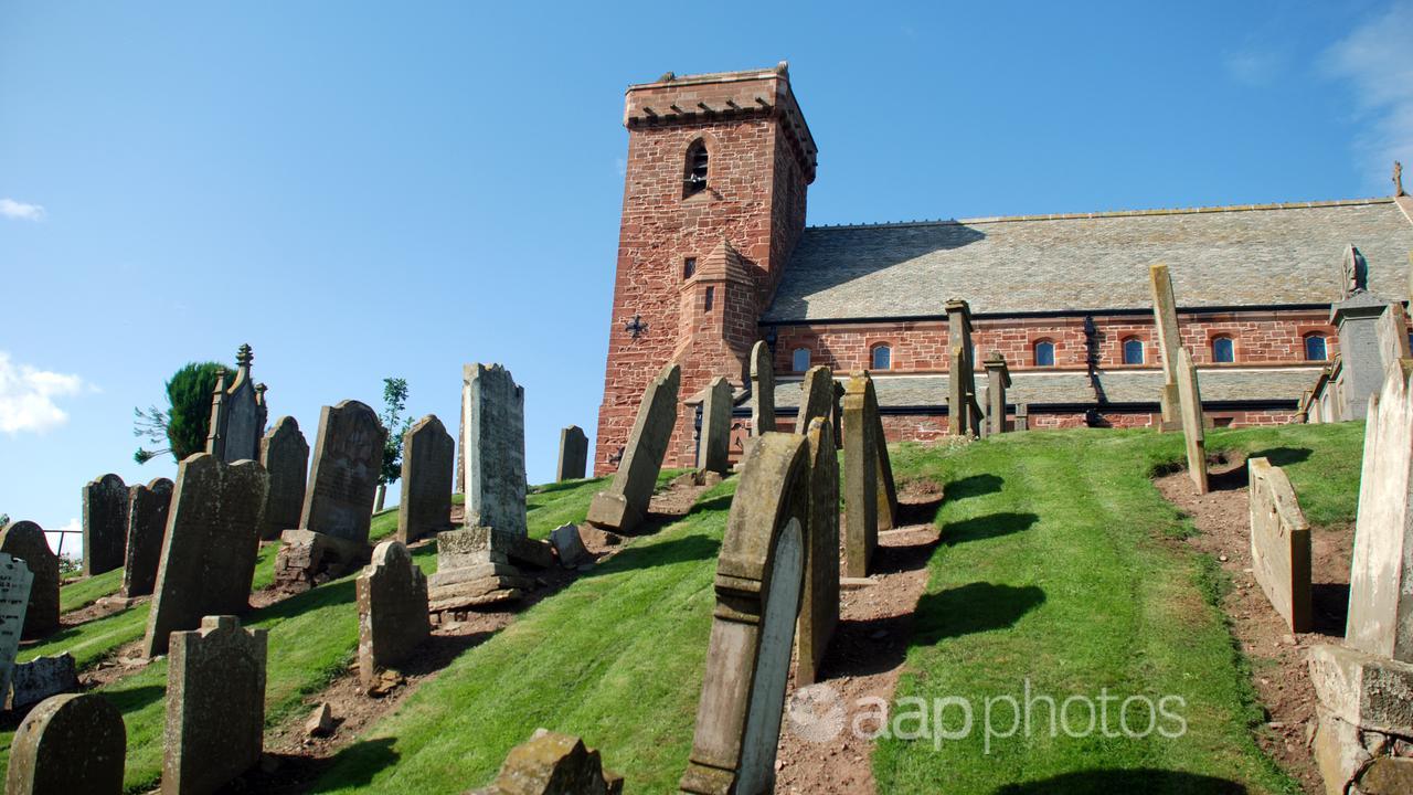 A village cemetery in Scotland.