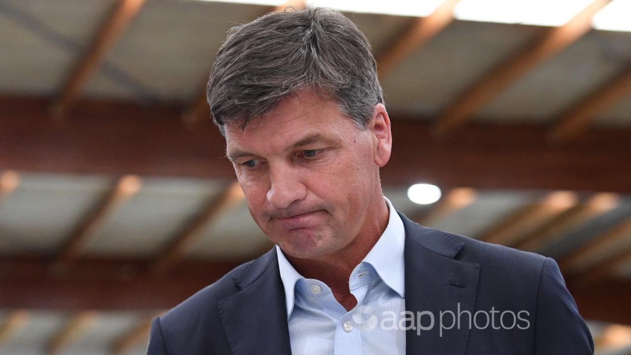 Former minister for energy Angus Taylor