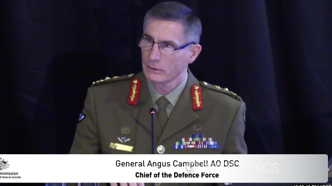 Chief Of The Defence Force General Angus Campbell.