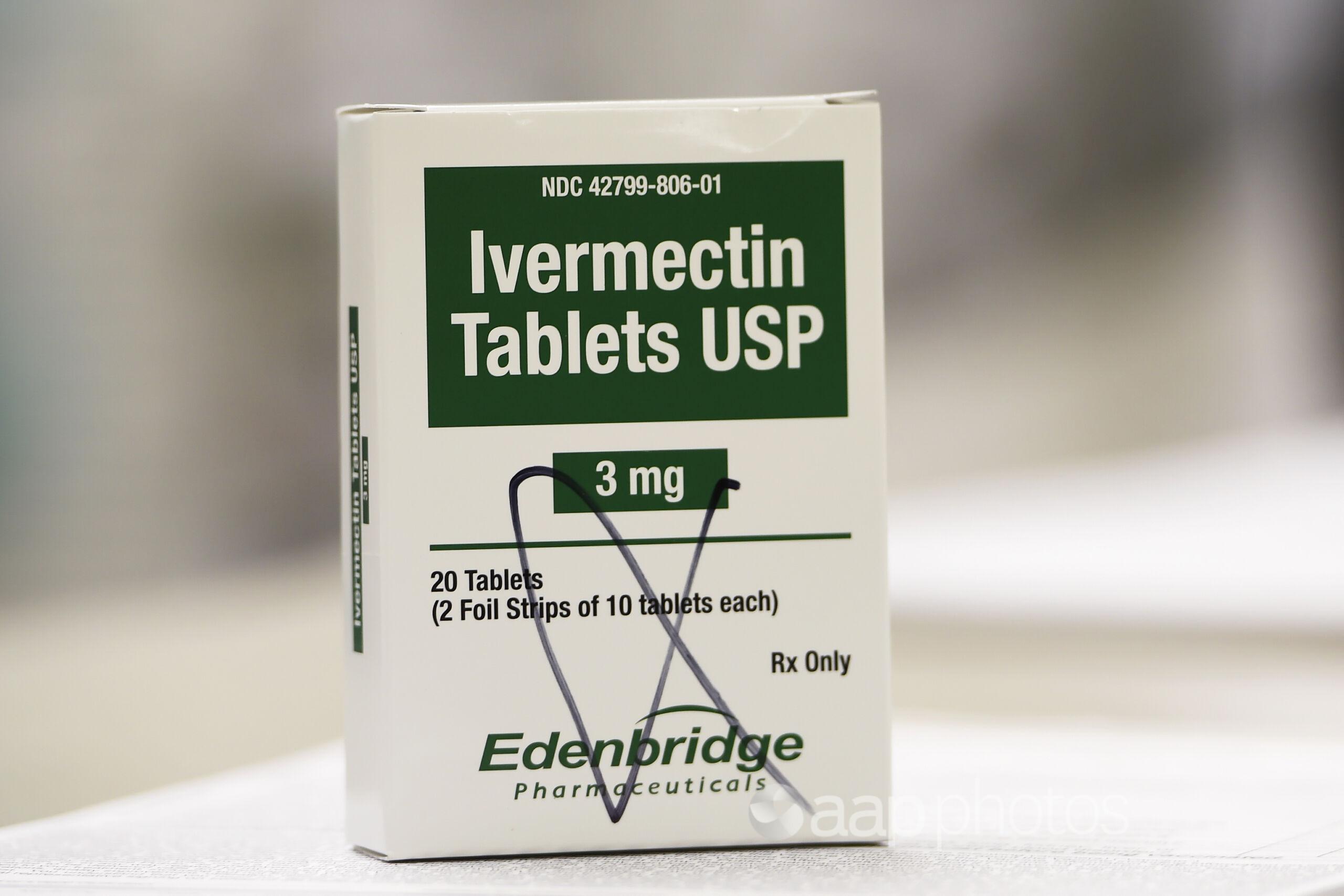 A box of ivermectin