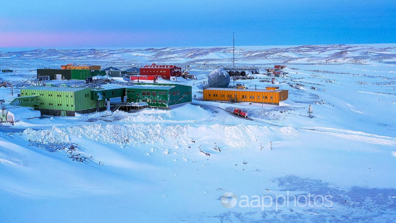 Davis research station in Antarctica.