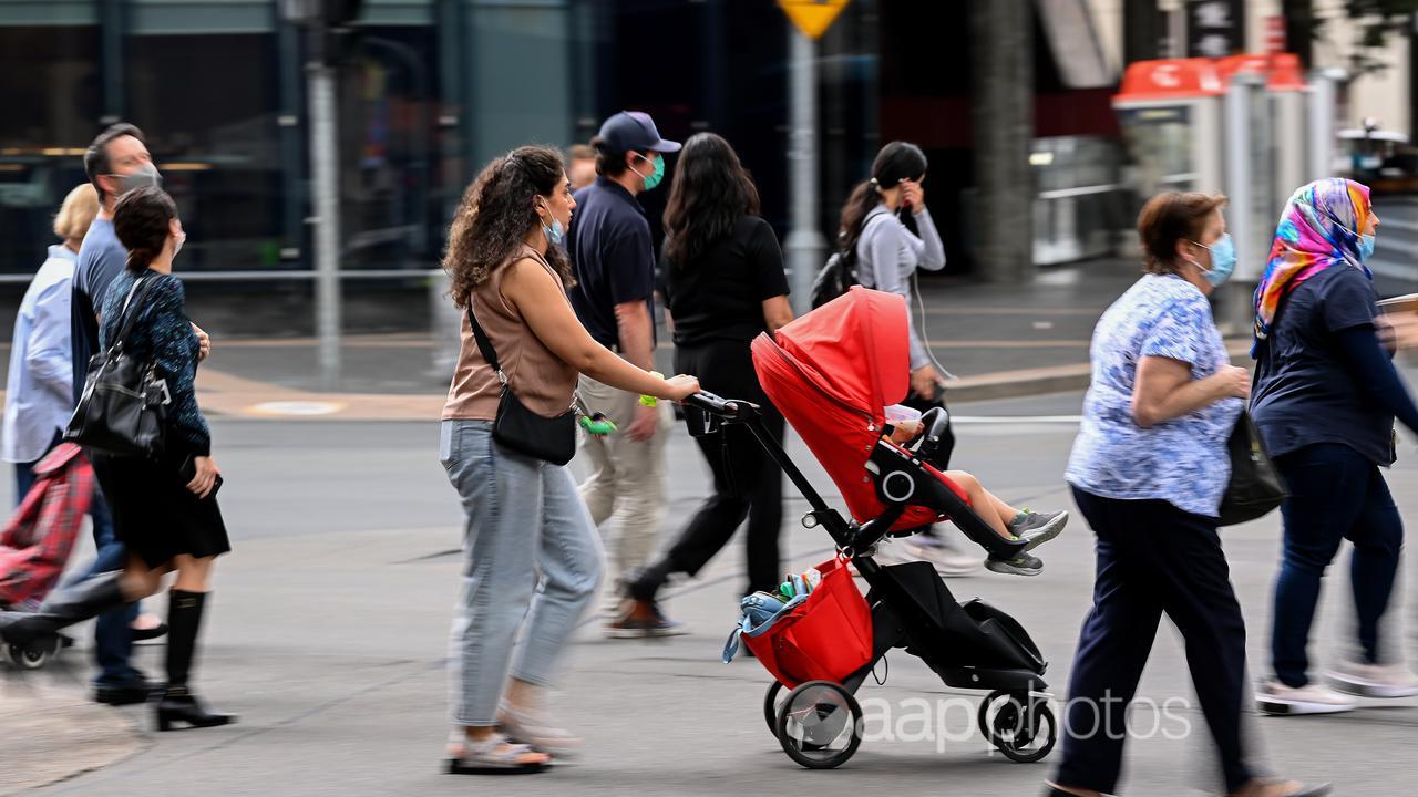 Pedestrians in Sydney