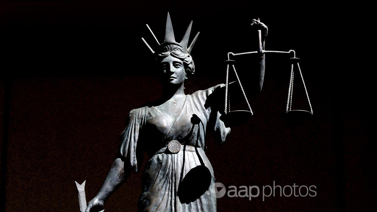 A statue of 'Lady Justice' or Themis (file image)