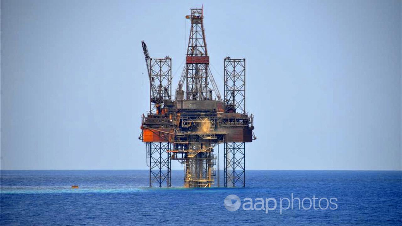 West Atlas oil rig off Australia's northwest coast