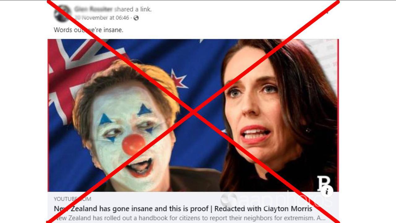 The YouTube video has been shared to Facebook group in NZ