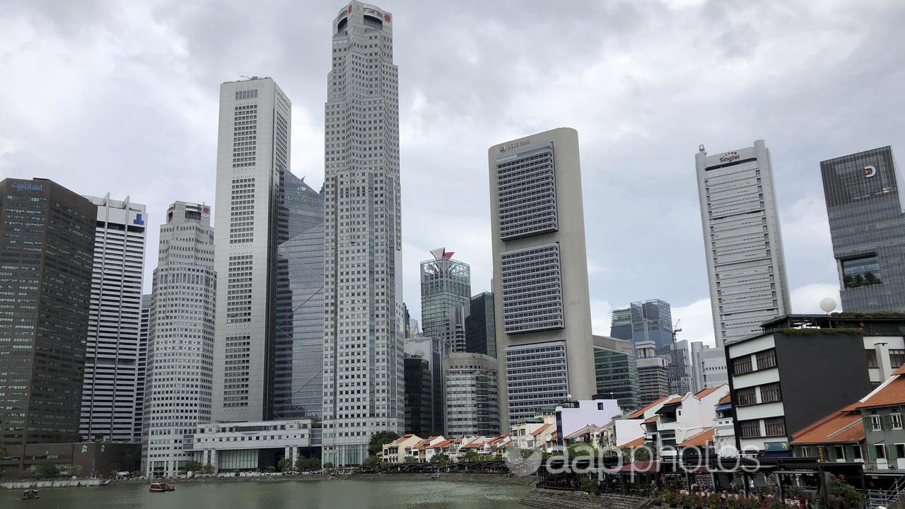 Singapore's financial skyline