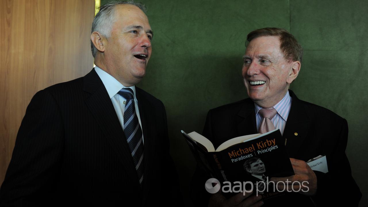 Michael Kirby and Malcolm Turnbull