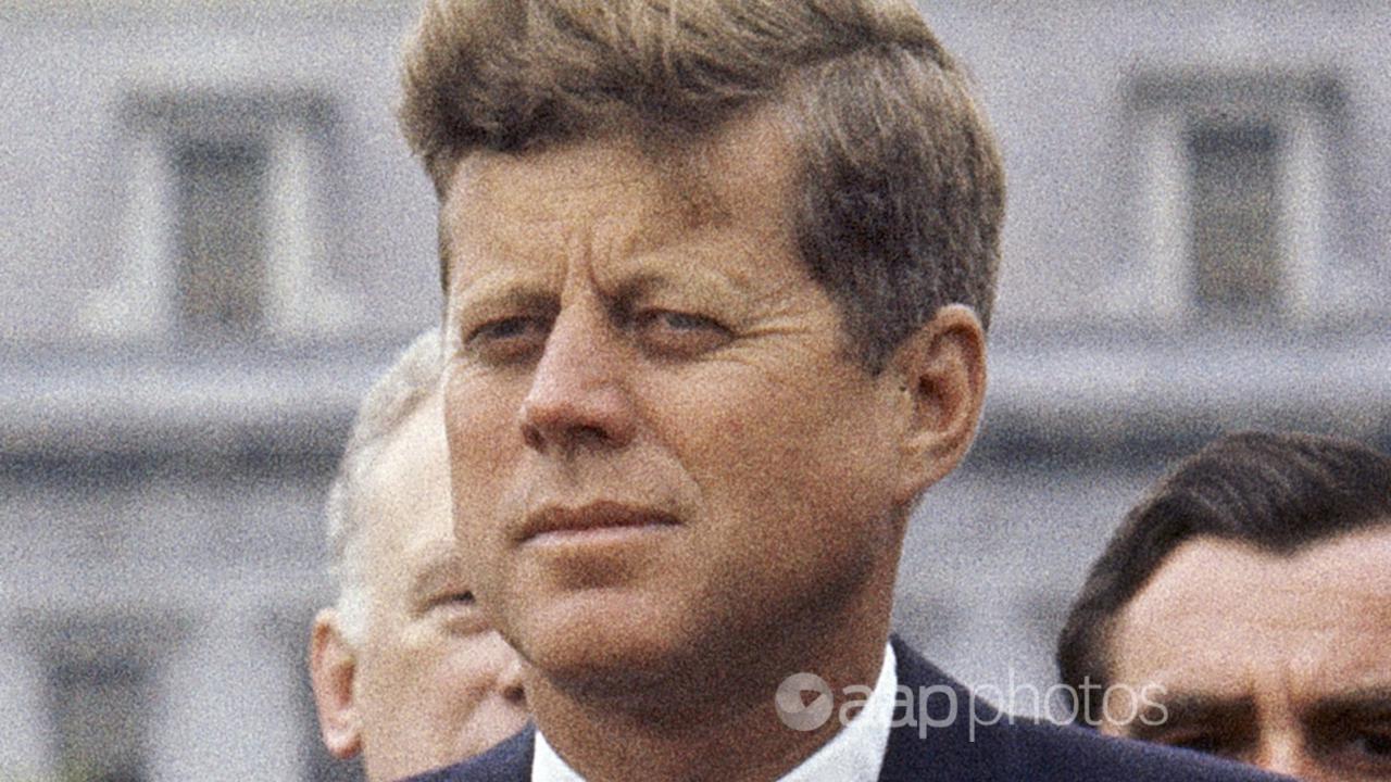 JFK pictured in 1963.