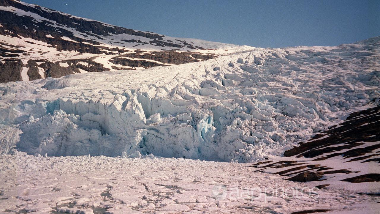 Svartisen glacier in northern Norway