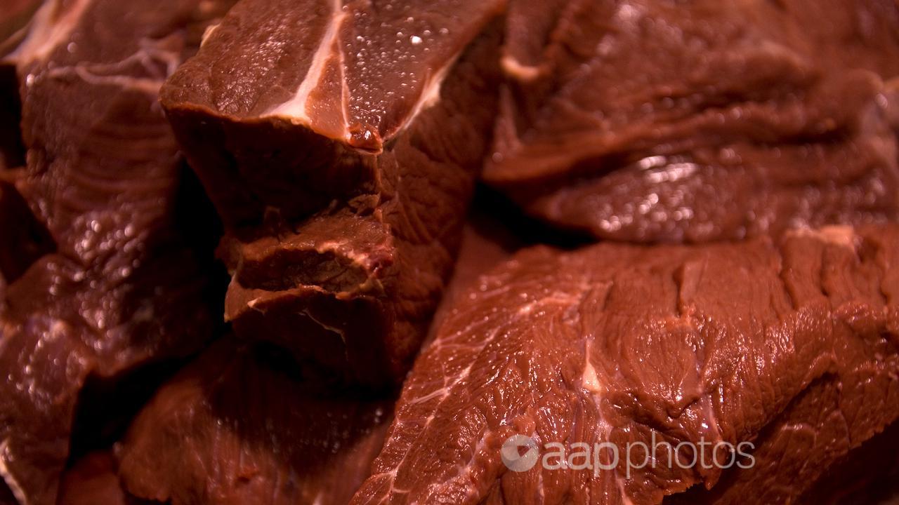 A pile of meat (file image)