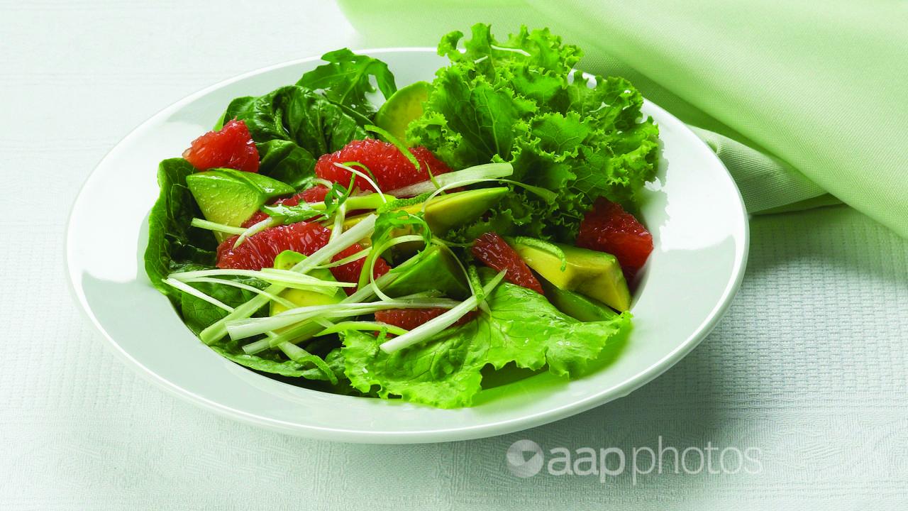 Avocado and grapefruit salad (file image)