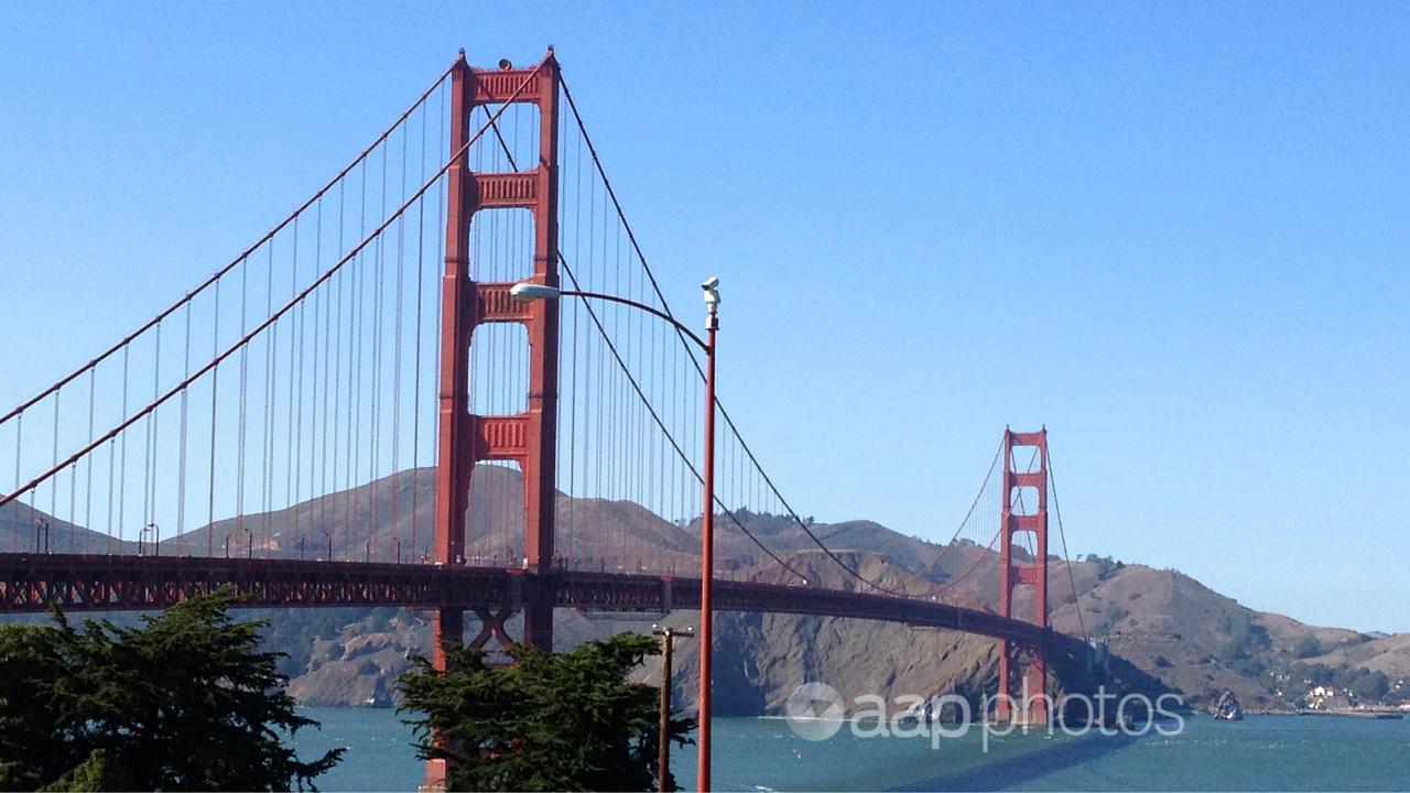 San Francisco's famous Golden Gate Bridge