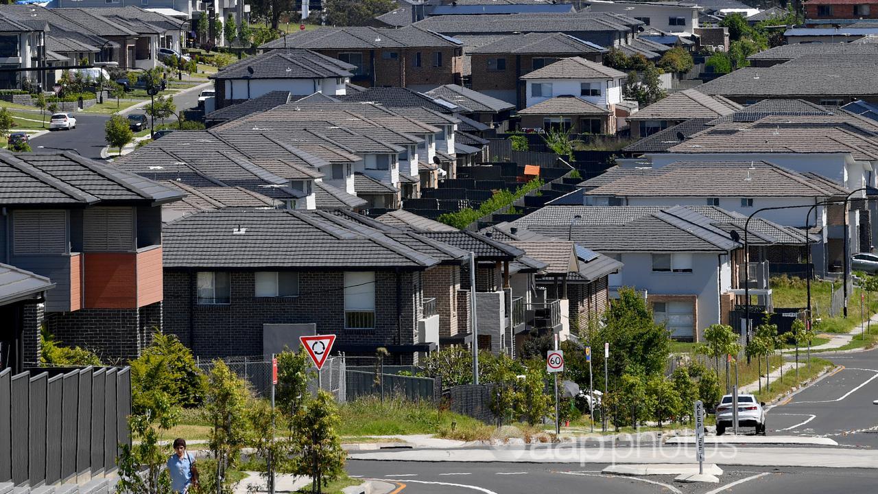 A housing estate.