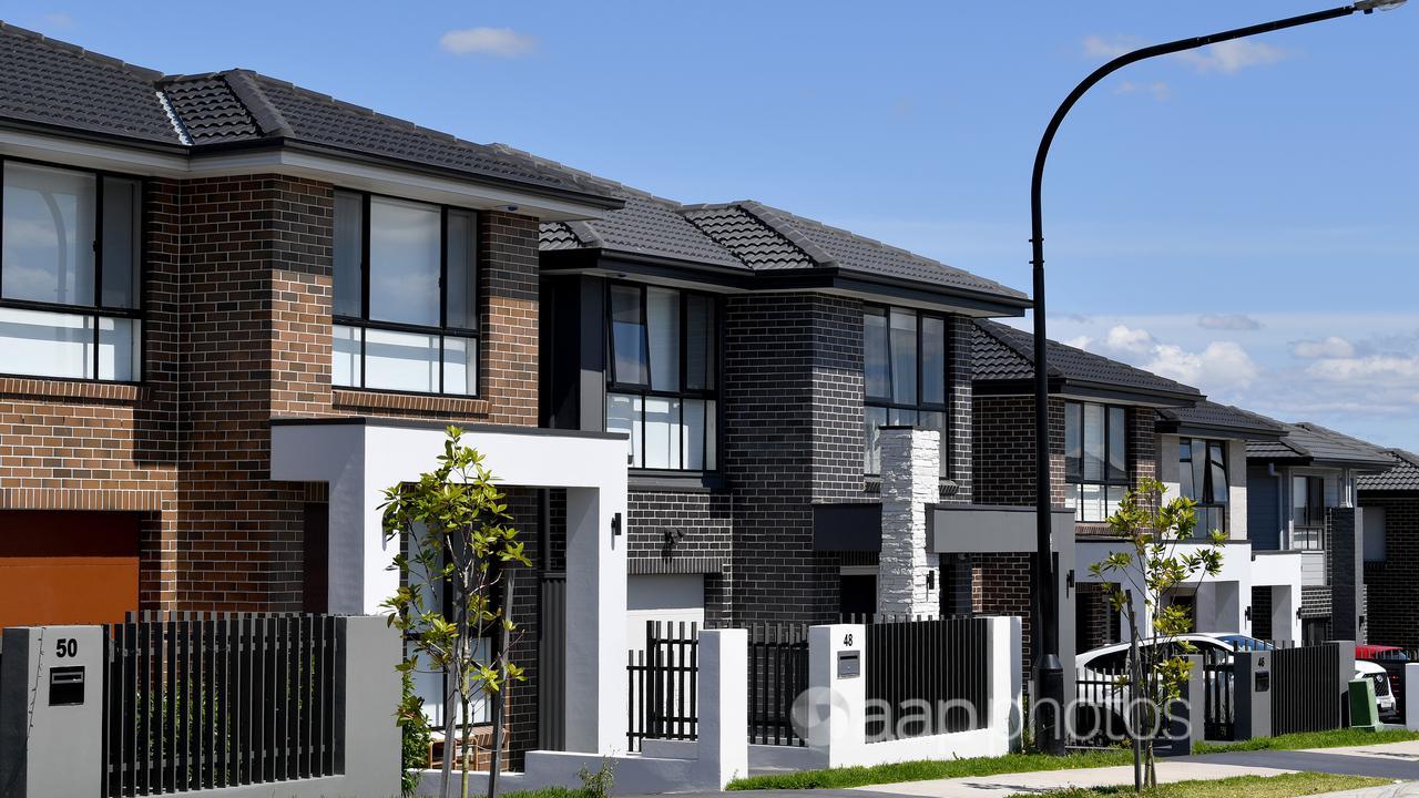 Housing in Schofields, northwest of Sydney