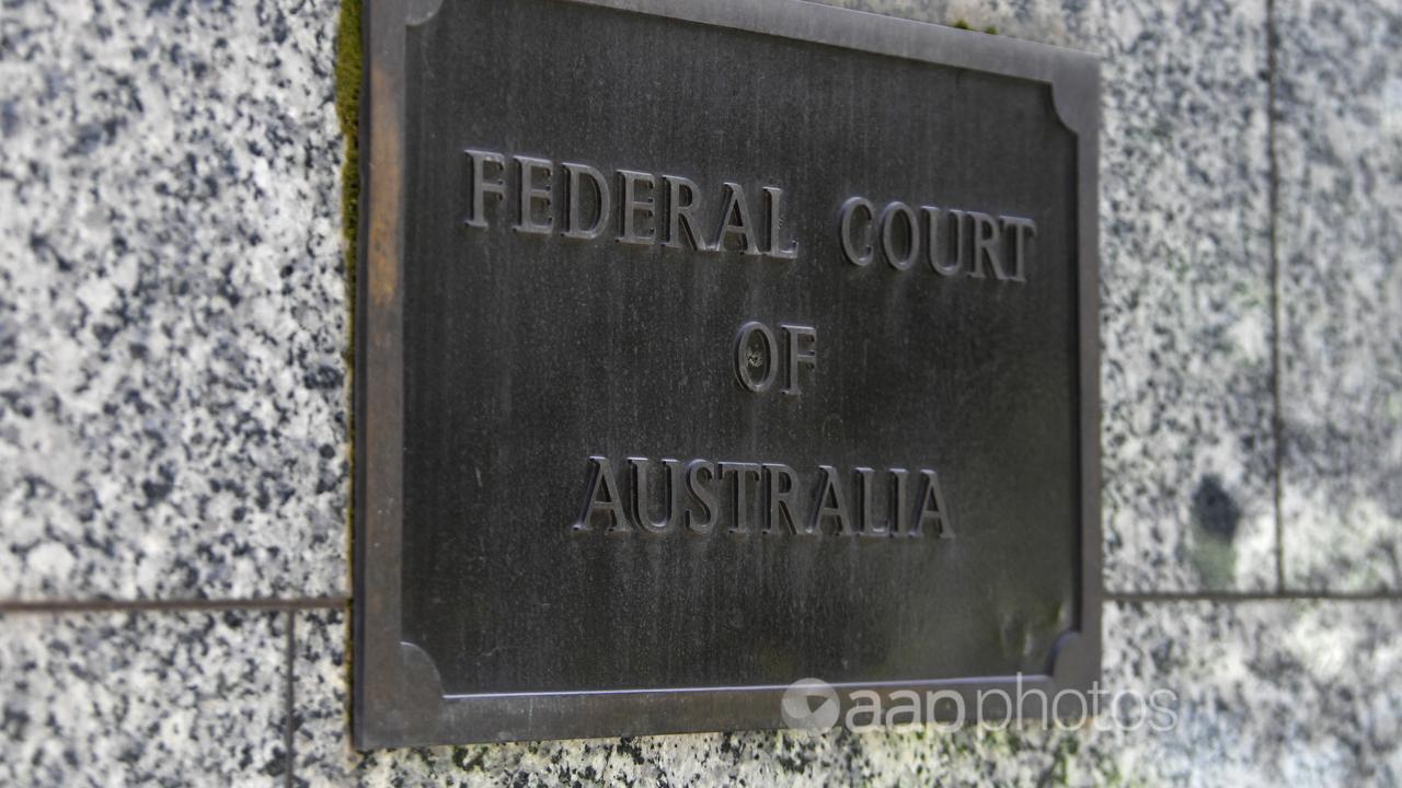 Signage for the Federal Court of Australia