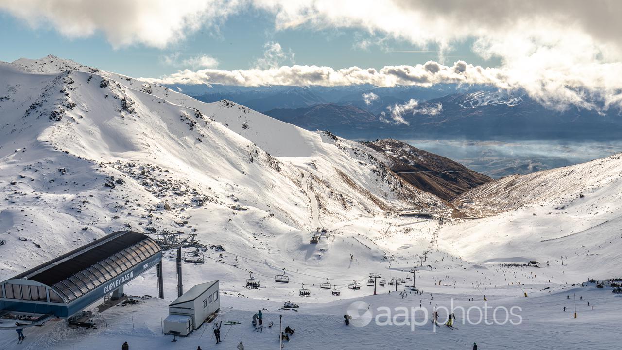 The Remarkables ski field near Queenstown, New Zealand