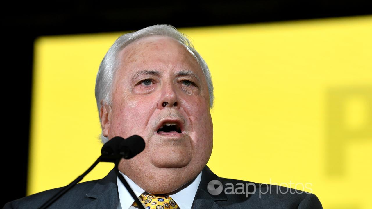 Clive Palmer made the claim during an interview