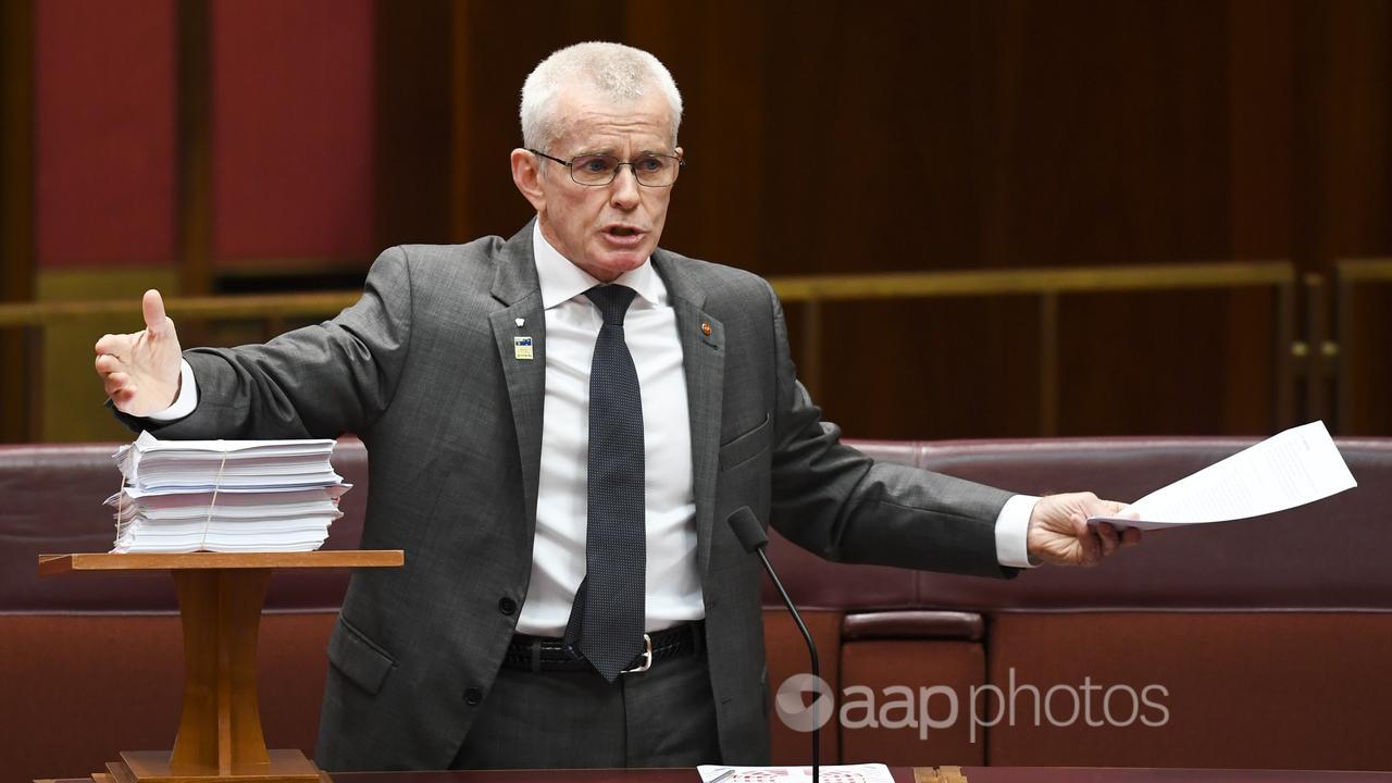 Senator Roberts made the claim in a warning to fellow parliamentarians