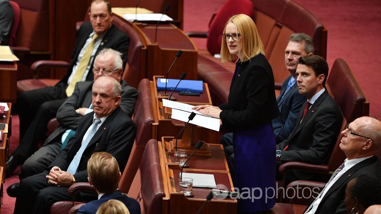 Ms Stoker represented the LNP in the Senate between 2018 and 2022.