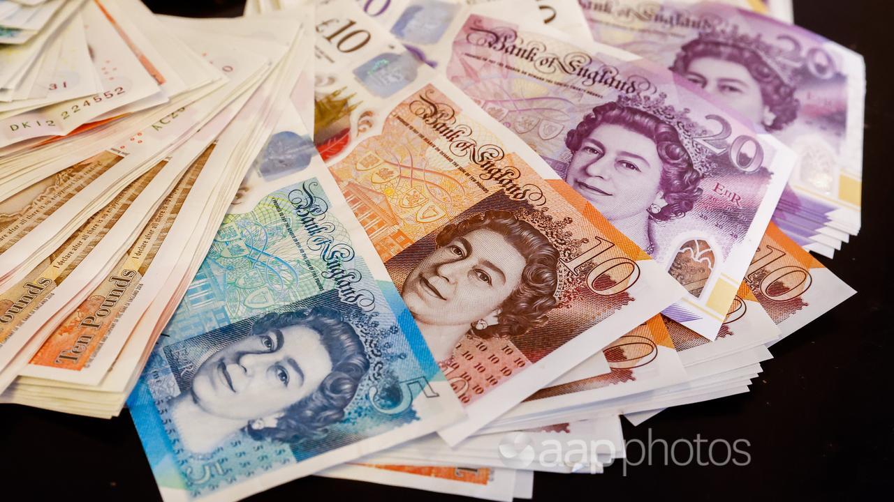 British sterling banknotes (file image)