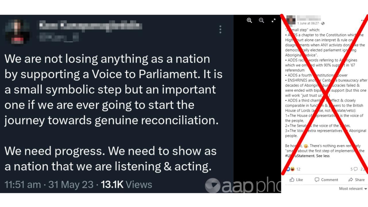 A screenshot of the Facebook post.