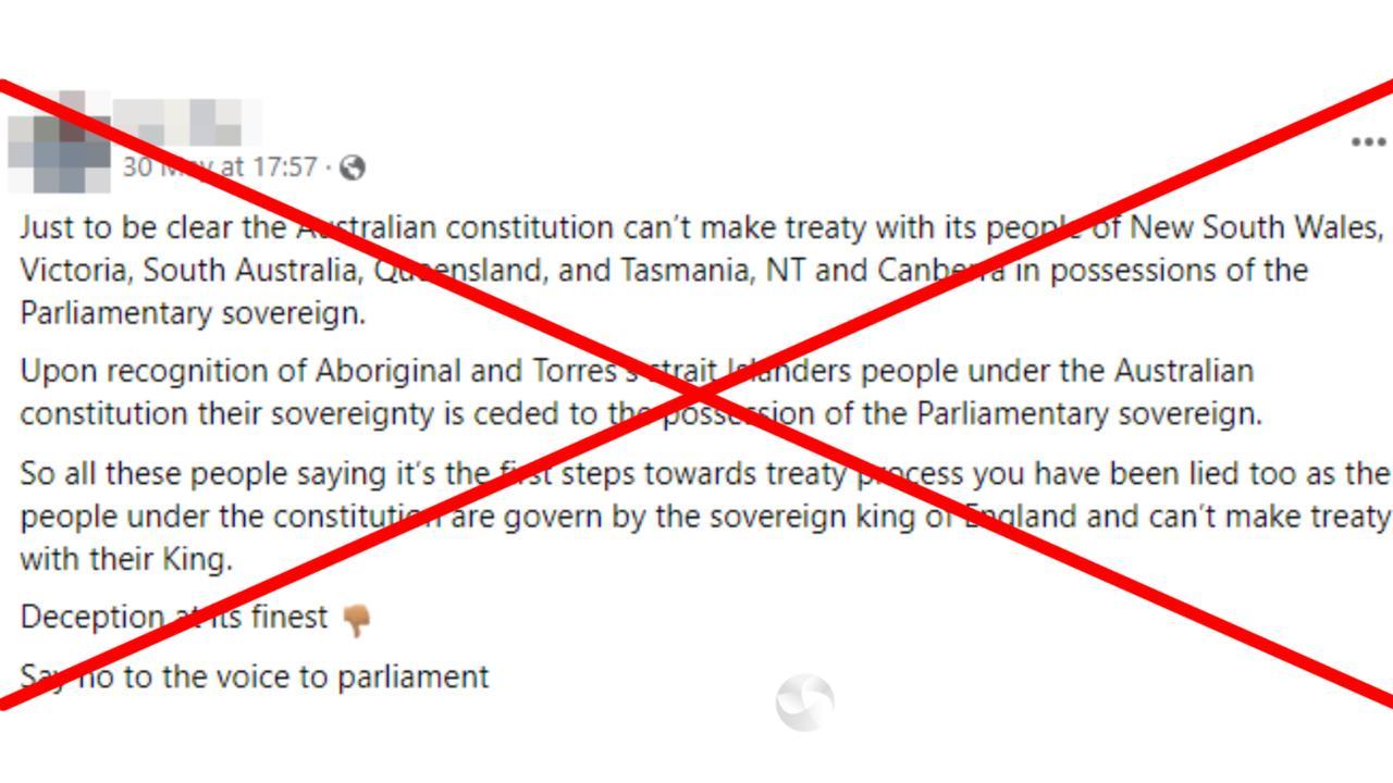 A screenshot of one of the Facebook posts.