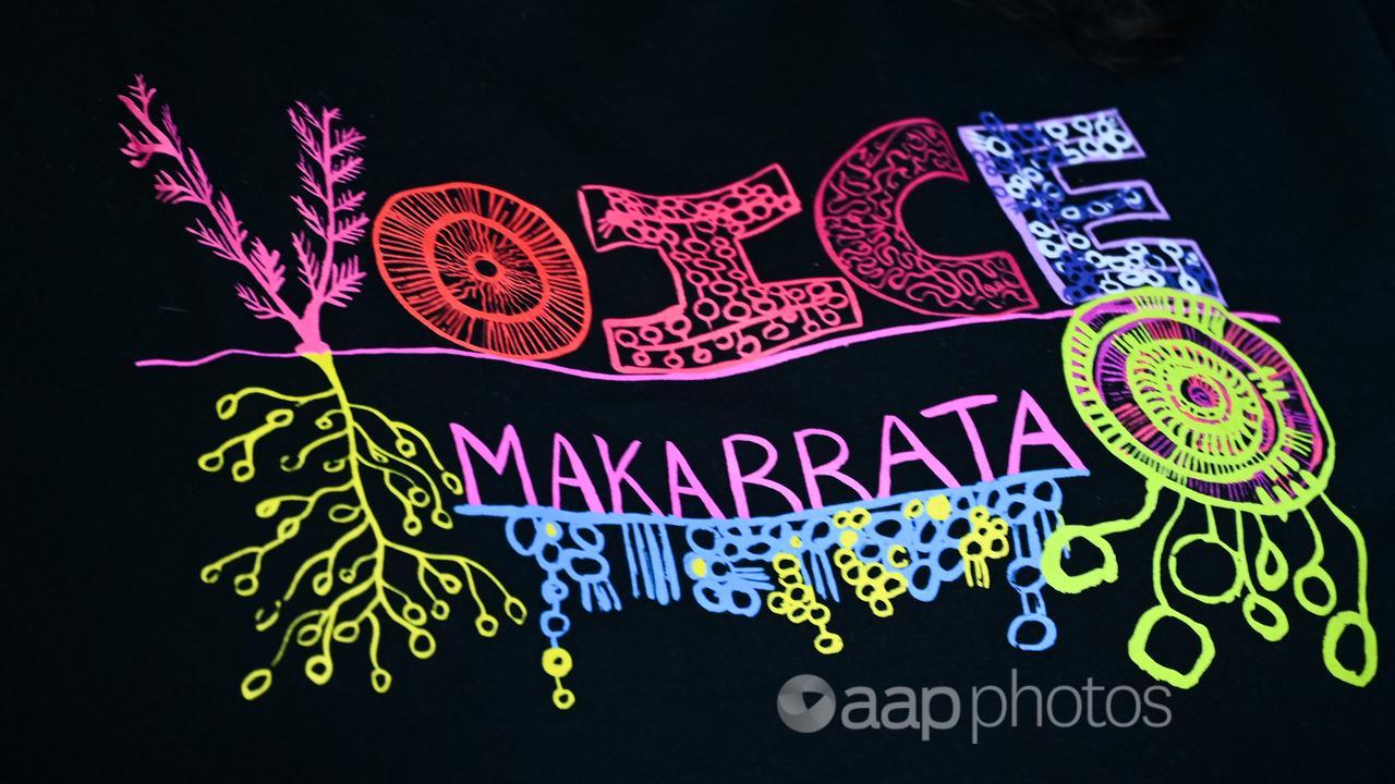 A Voice Makarrata t-shirt logo (file image)