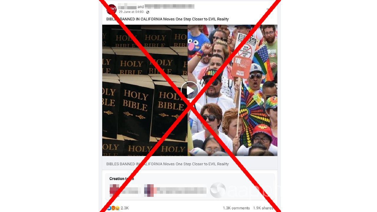 Bible Ban Post