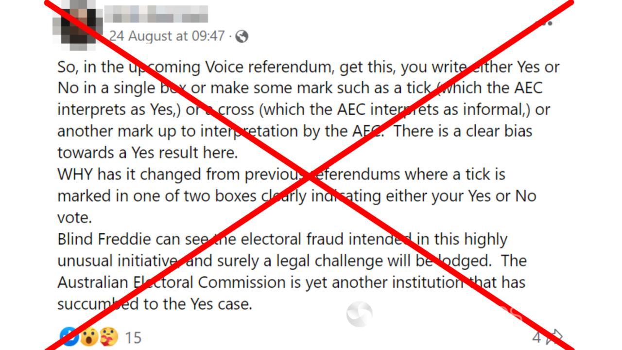 A screenshot of the Facebook post.