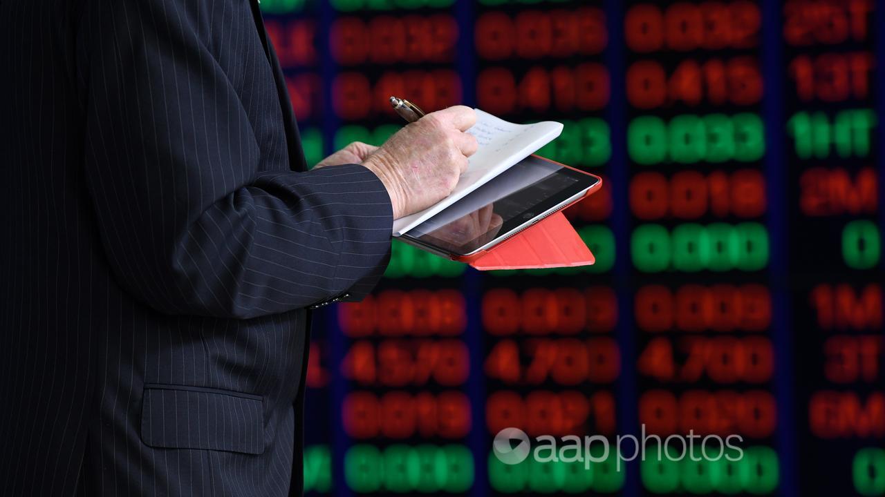 A digital market board (file image)