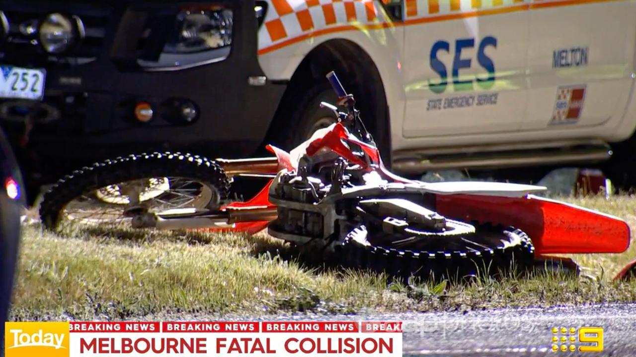 Two teens have died in a crash involving off-road motorbikes