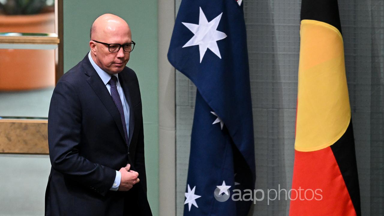 Opposition Leader Peter Dutton (file image)