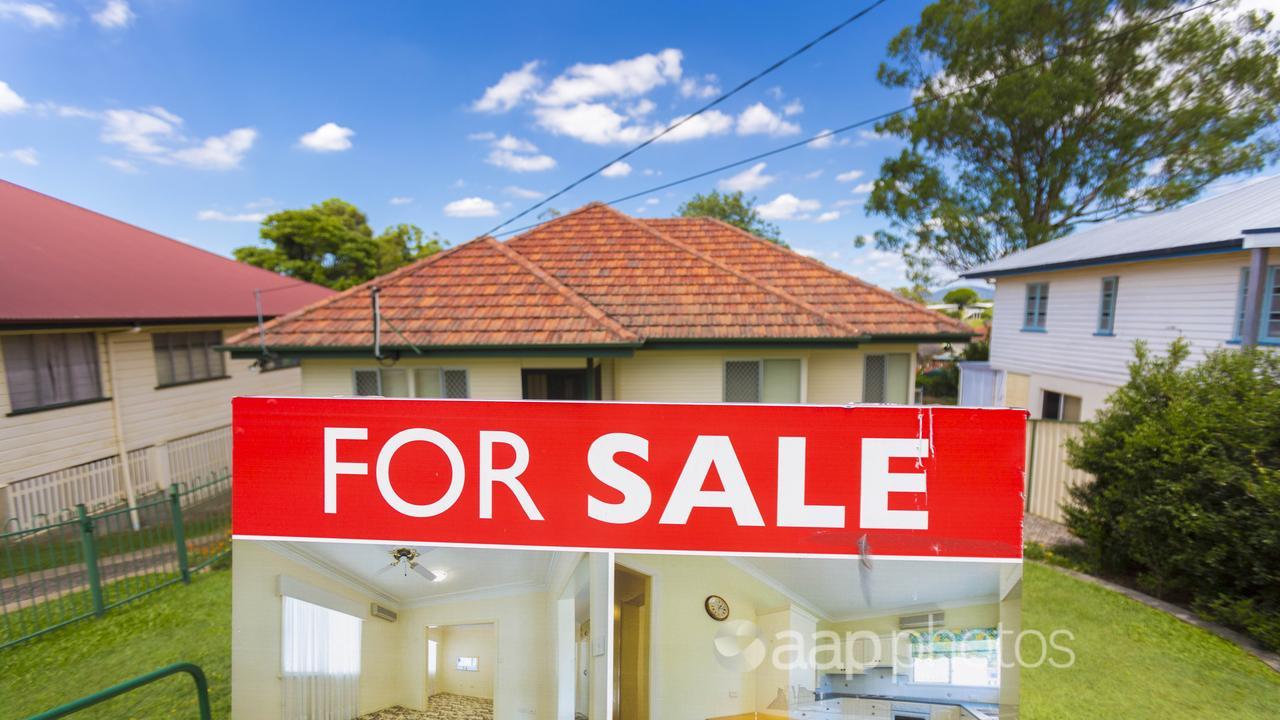 A For Sale sign in front of a house (file image)