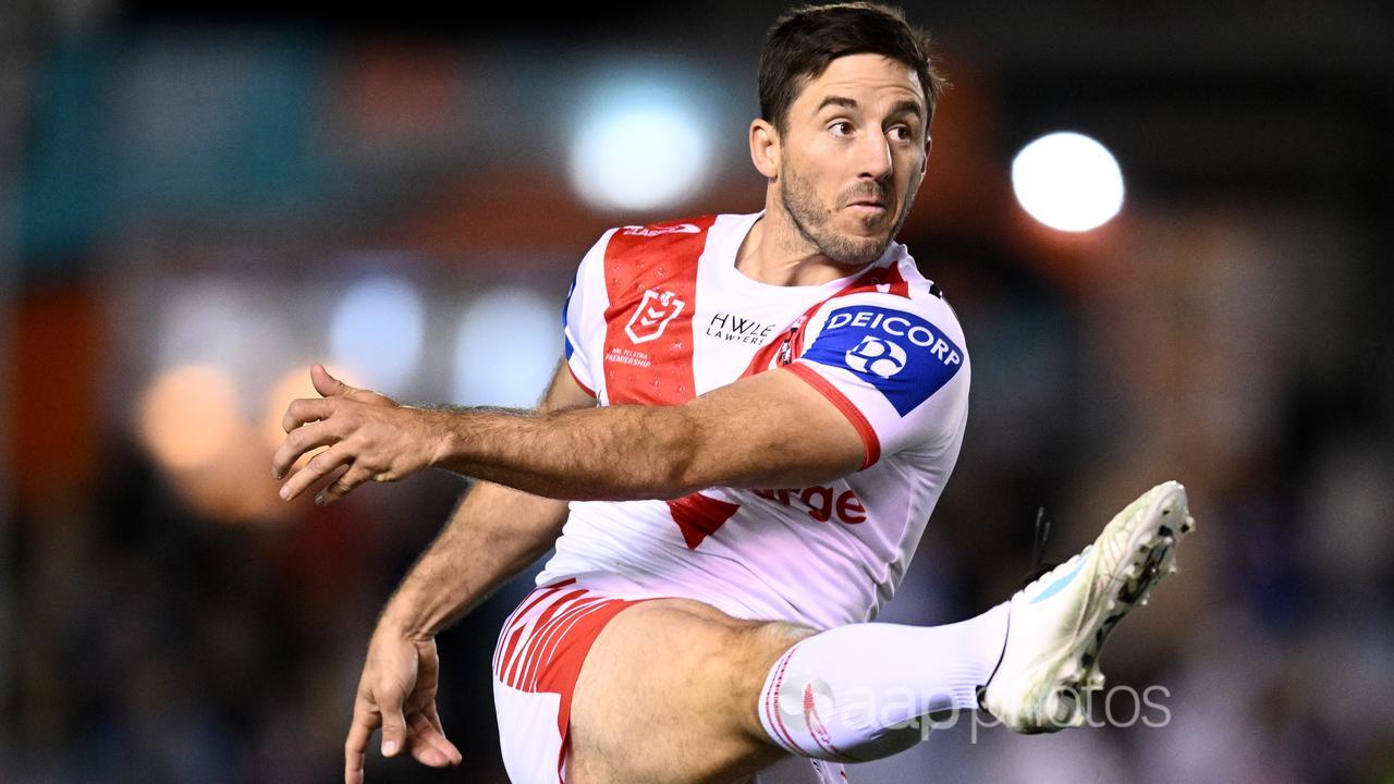 Ben Hunt of the St George illawarra Dragons in the NRL.