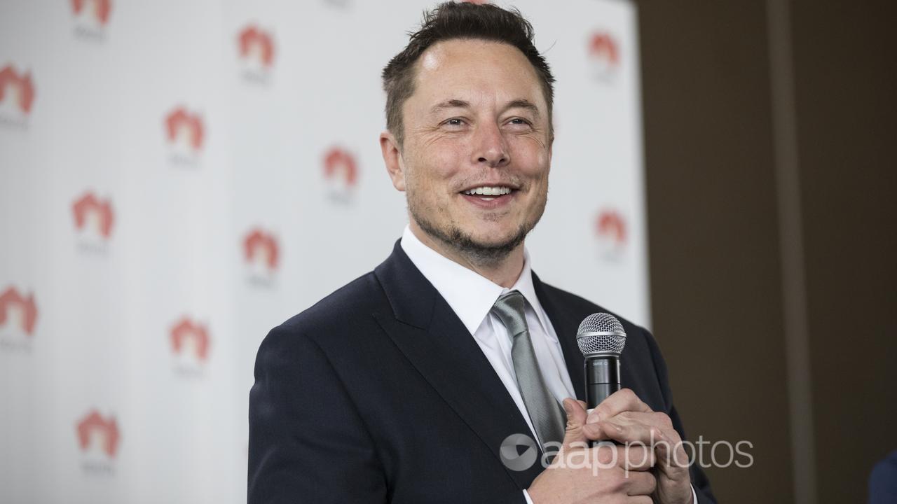 Elon Musk during a visit to Adelaide in 2017.