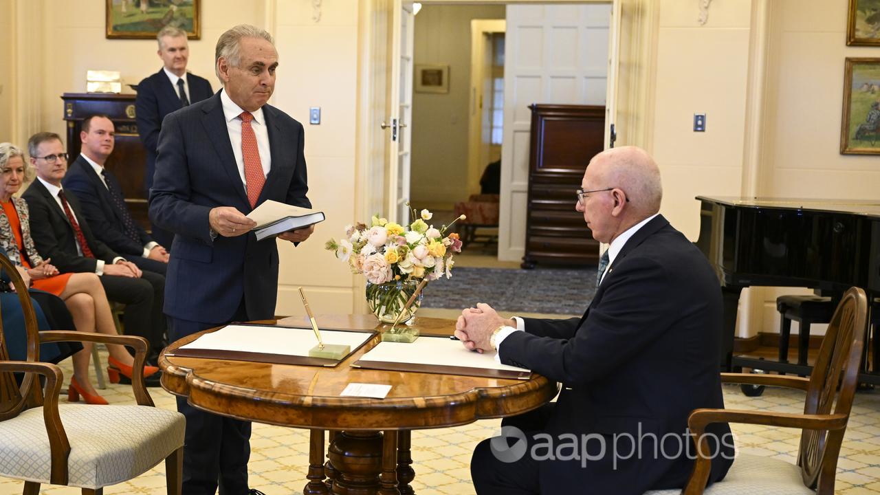 Don Farrell and David Hurley (file image)