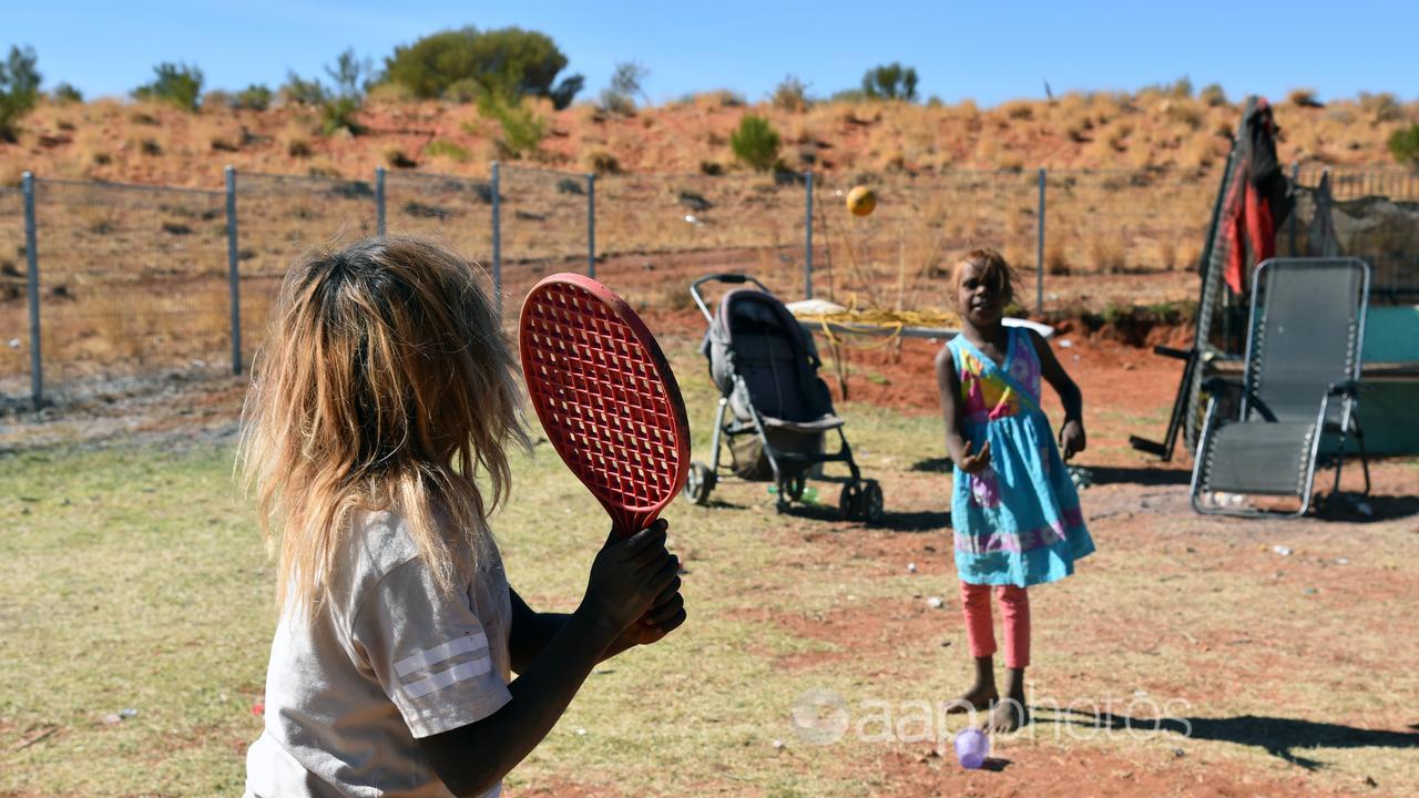 Young girls play in Titjikala (file image)