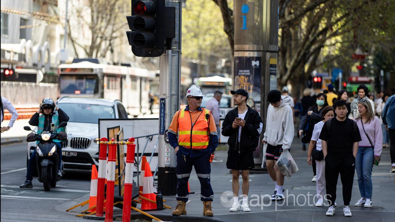 Melbourne daily life construction workers
