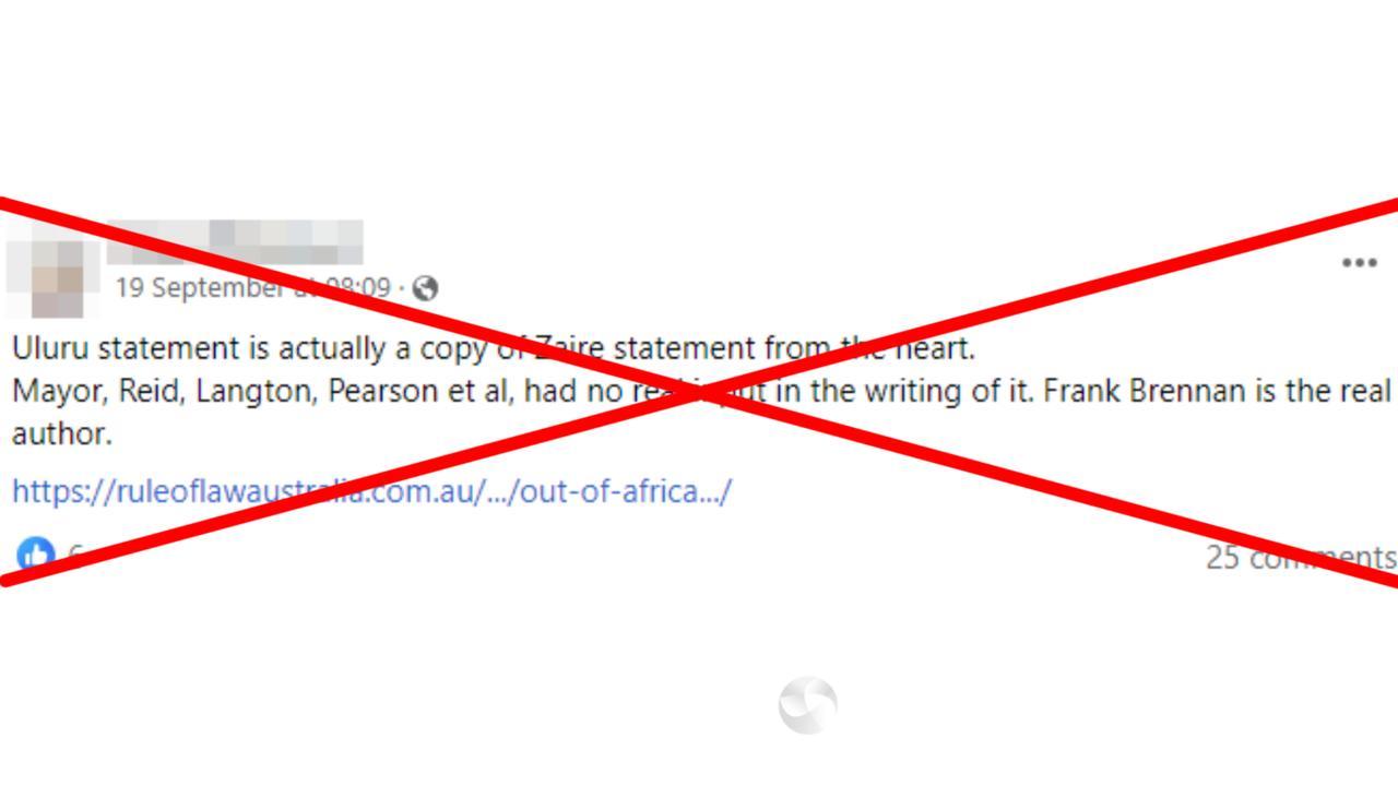 A screenshot of the Facebook post.