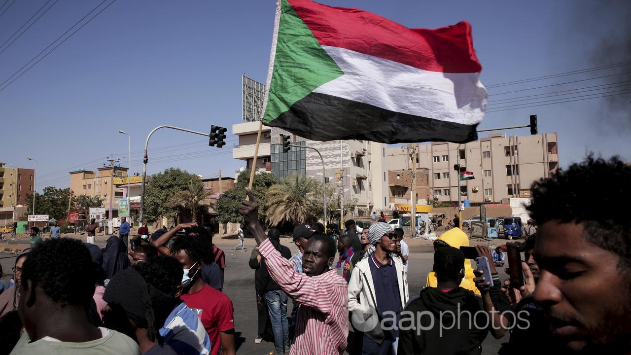 People demonstrating in Khartoum (file image)